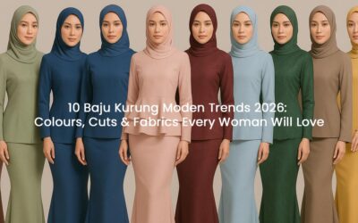 10 Baju Kurung Moden Trends 2026: Colours, Cuts & Fabrics Every Woman Will Love