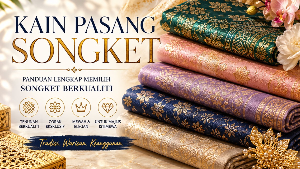 kain-pasang-songket Kain Pasang Songket